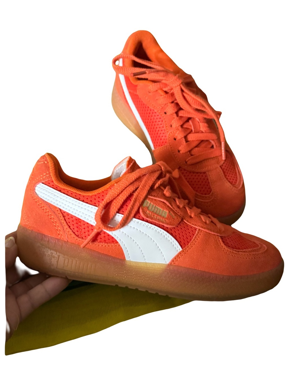 PUMA Palermo Vintage Moda sneakers in orange women’s size 7 - Picture 2 of 5